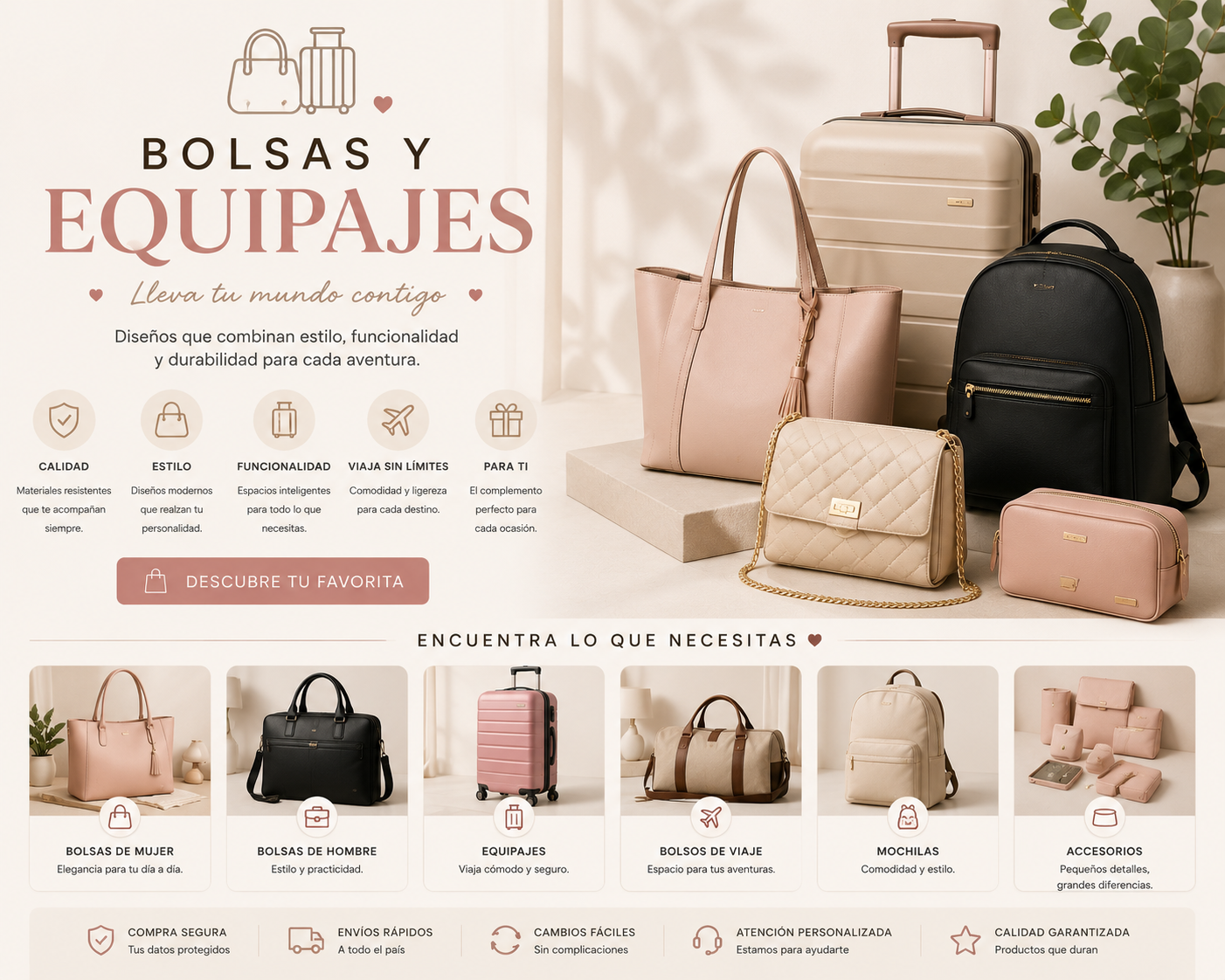 Bolsas y Equipajes