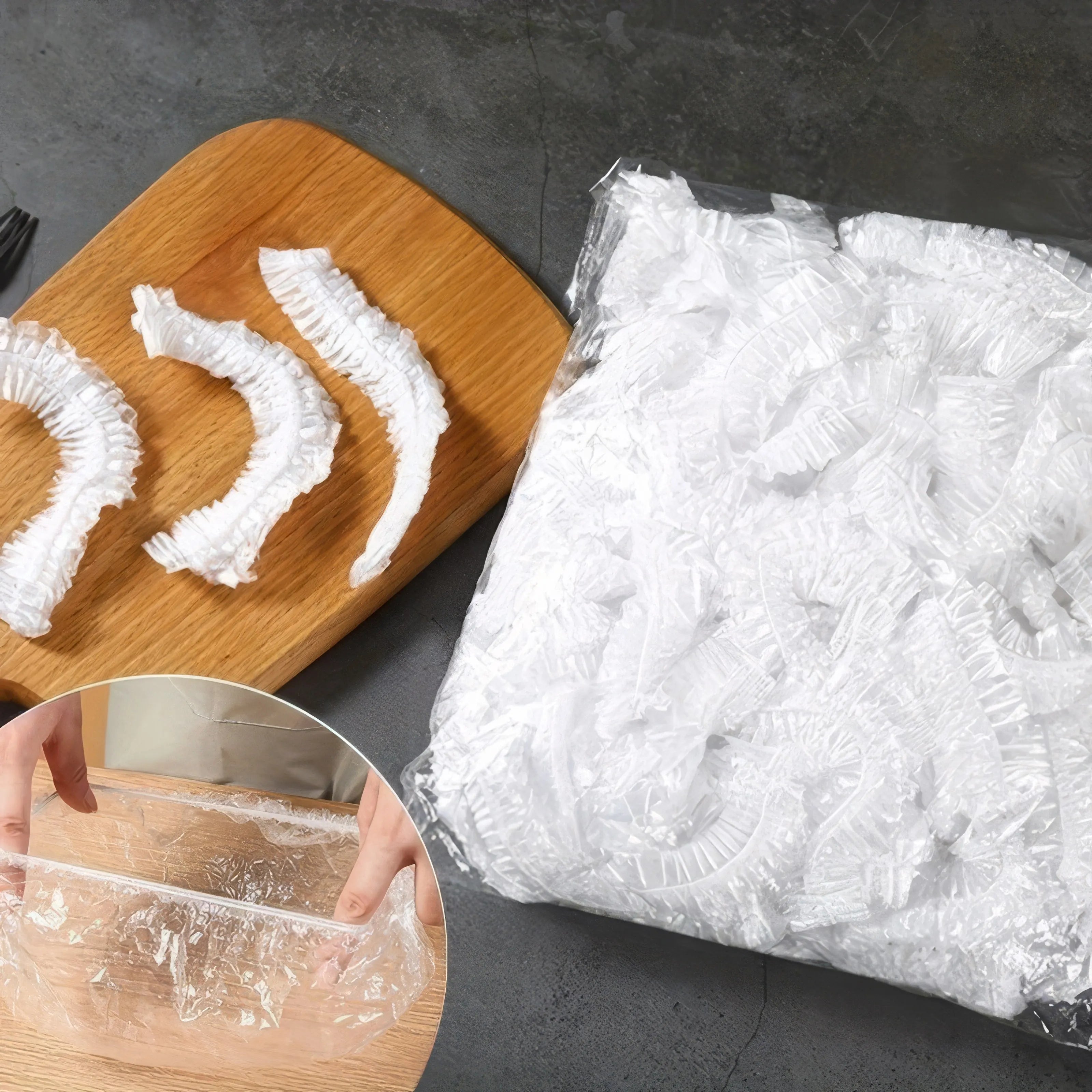 100/200/300 Plastic Bags, Disposable Plastic Packaging Film, Suitable for Snacks, Fruits, Vegetables, and Bread, Food Storage
