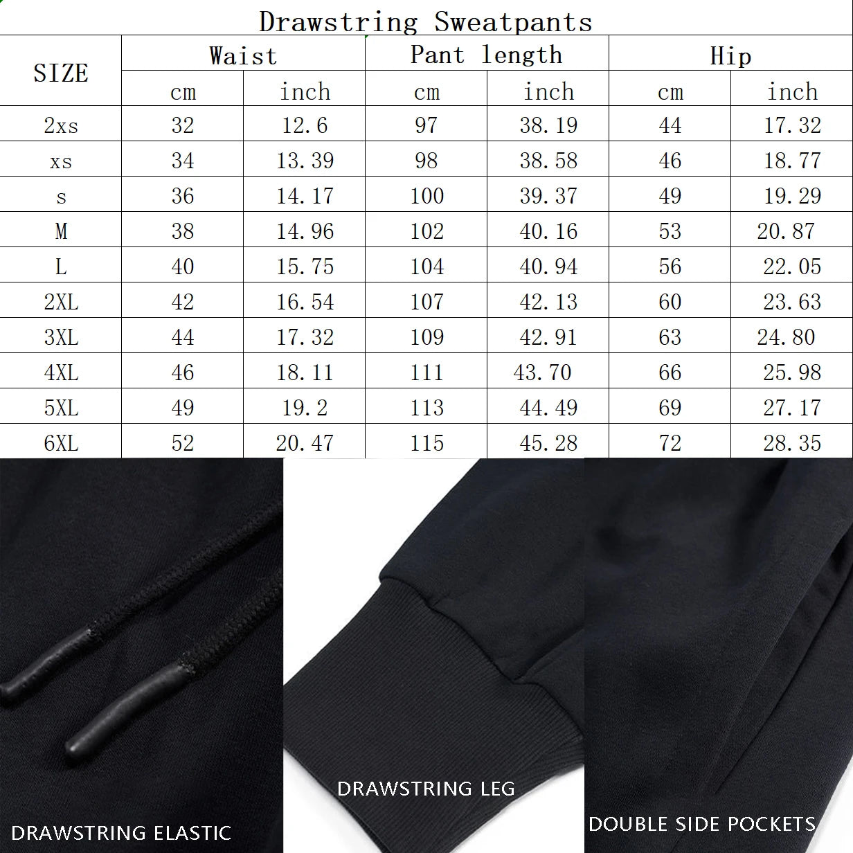 2024 New Fashion Graffiti Printed Sweatpants Men's Large Size Loose Casual Pocket Drawstring Sweatpants Winter Thick Warm Pants