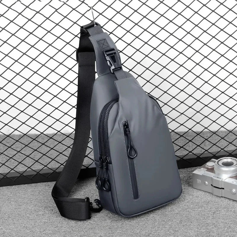 Large Capacity Multifunctional Chest Bag, Fashion Simple Commuter Lightweight Shoulder Crossbody Bag for Daily Travel