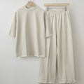 2025 New arrival Women Cotton T-shirt Pants Sets 2 piece Clothing Sets