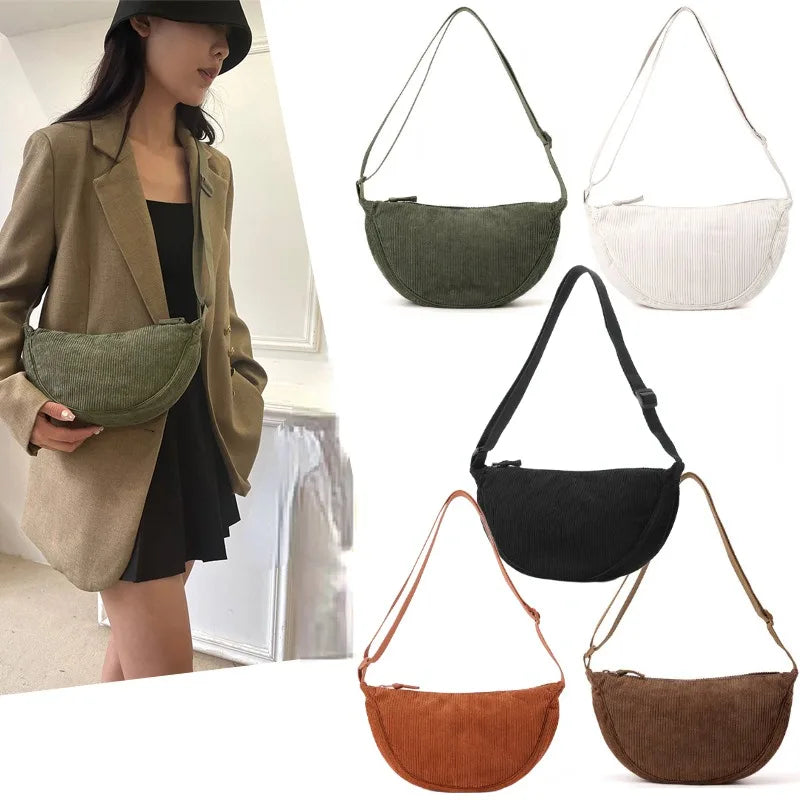 Corduroy Crossbody Bags for Women’s