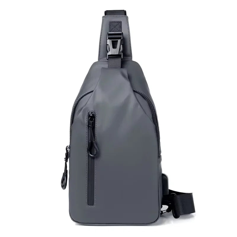 Large Capacity Multifunctional Chest Bag, Fashion Simple Commuter Lightweight Shoulder Crossbody Bag for Daily Travel