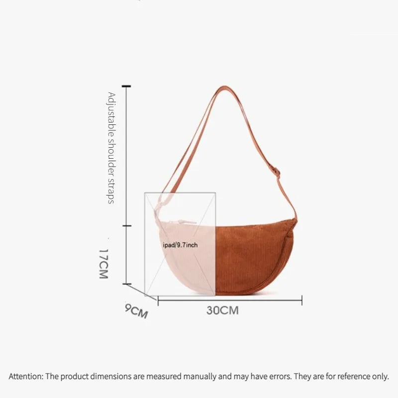 Corduroy Crossbody Bags for Women’s